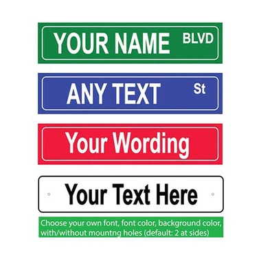 تابلوهای آلومینیومی نام خیابان سفارشی